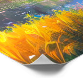 Charmante en kleurrijke genot van het moeras poster (Hoek)