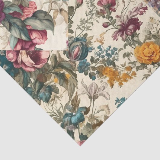 Charmante  Ephemera Floral Decoupage Tissuepapier (Detail)