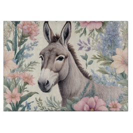 Charmante ezel pastelbloemen Boerderij Snijplank