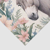 Charmante ezel pastelbloemen Boerderij Tissuepapier (Detail)