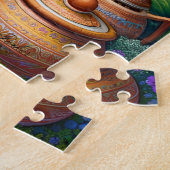 Charmante Fairy Cottage Whimsical Garden Tea Party Legpuzzel (Zijkant)