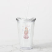 charmante fee acryl drinkbeker (Achterkant)