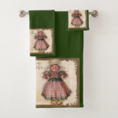 Charmante feestelijke Thanksgiving Joys Turkije Bad Handdoek (Insitu)