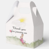 Charmante flopsy bunny thema feestdozen. bedankdoosjes (Achterkant)