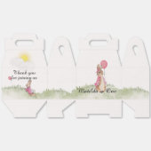 Charmante flopsy bunny thema feestdozen. bedankdoosjes (Ongevouwen)