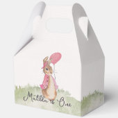 Charmante flopsy bunny thema feestdozen. bedankdoosjes (Voorkant)