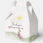 Charmante flopsy bunny thema feestdozen. bedankdoosjes (Achterkant)