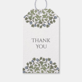 Charmante Floral dank u aangepaste cadeau Labels Cadeaulabel