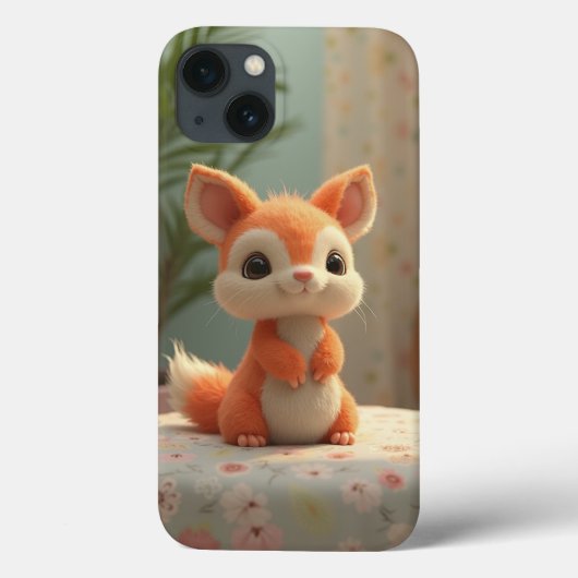 Charmante Fox iPhone 13 Hoesje (Achterkant)