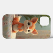 Charmante Fox iPhone 13 Hoesje (Achterkant (horizontaal))