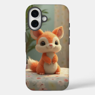 Charmante Fox iPhone 16 Hoesje