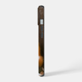 Charmante Fox lezen boek onder de boom iPhone 15 Case (Linkerkant)