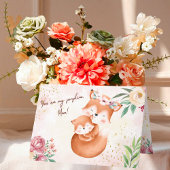 Charmante Fox Moederdag Kaart