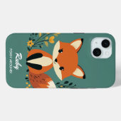 Charmante Fox Vibes - Schattigee & gezellige charm Case-Mate iPhone Case (Achterkant (horizontaal))