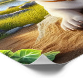 Charmante Franse Bulldog op het platteland Poster (Hoek)