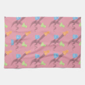 Charmante geesten, aanpasbaar, op roze theedoek (Horizontaal)