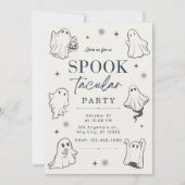 Charmante Geïllustreerde Geesten Voor Een Leuke Ha Kaart (Voorkant)