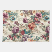 Charmante  geïnspireerde bloemen theedoek (Horizontaal)