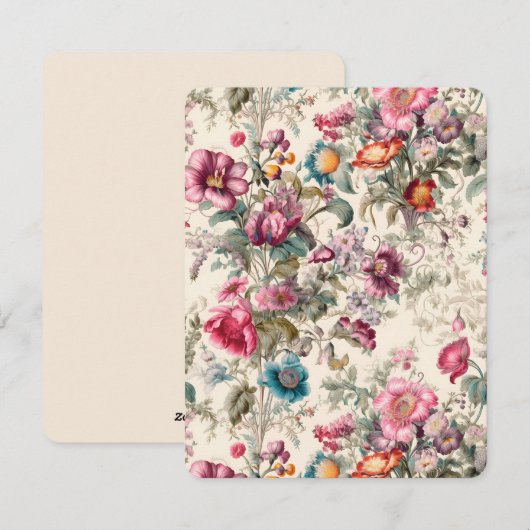 Charmante geïnspireerde platte briefkaarten (Voorkant / Achterkant)