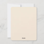 Charmante  geïnspireerde platte briefkaarten (Achterkant)