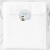 Charmante gepersonaliseerde Baby shower Stickers (Tas)