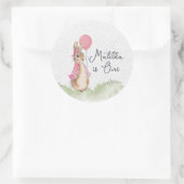 Charmante Gepersonaliseerde Flopsy Bunny Stickers (Tas)