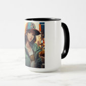 Charmante gepersonaliseerde mok - ideaal voor thui (Voorkant rechts)