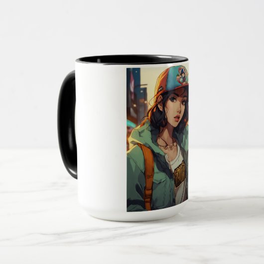 Charmante gepersonaliseerde mok - ideaal voor thui (Voorkant links)