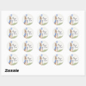 Charmante gepersonaliseerde Peter Rabbit Stickers (Vel)