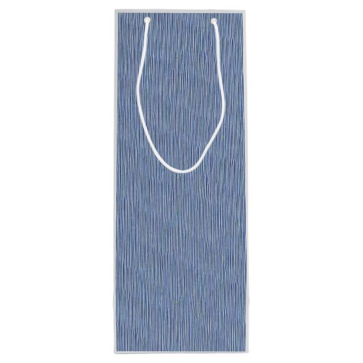 Charmante Gestreepte Wijn Gift Bag Wijn Cadeautas (Achterkant)