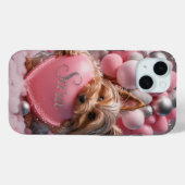 Charmante Golden Yorkshire Terrier Case-Mate iPhone Case (Achterkant (horizontaal))