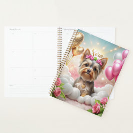 Charmante Golden Yorkshire Terrier Planner