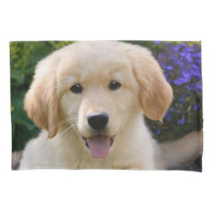 Charmante Goldie Retriever Dog Puppy Kussen-Hoesje Kussensloop