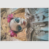 Charmante Gotische Gargoyle Decoupage Tissuepapier (Voorkant)