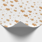 Charmante Gouden Ster Cadeaupapier (Hoek)