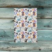 Charmante Halloween keukenhanddoek