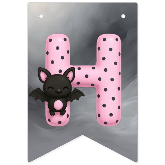 Charmante Halloween Party Witch Pumpkins Vlaggetjes (Tweede vlag)