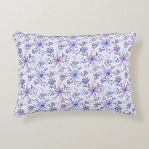 Charmante Hand Getrokken Bloemen Accent Kussen