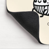 Charmante hand-getrokken kever illustratie muismat (Hoek)