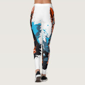 Charmante highlighting een Yorkshire Terrier Leggings (Achterkant)