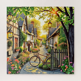 Charmante huisjes legpuzzel
