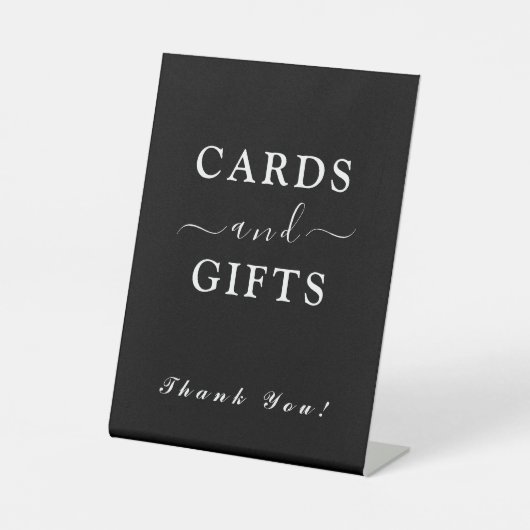 Charmante Kaarten & geschenken Reclamebord Met Voetstuk (Voorkant)