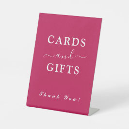 Charmante Kaarten & geschenken Reclamebord Met Voetstuk