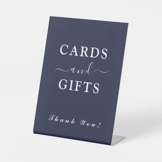 Charmante Kaarten & geschenken Reclamebord Met Voetstuk (Voorkant)