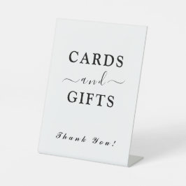 Charmante Kaarten & geschenken Reclamebord Met Voetstuk