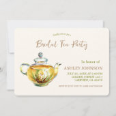 CHARMANTE kamille bruids thee party Kaart (Voorkant)