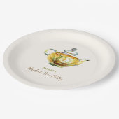 CHARMANTE kamille bruids thee party Papieren Bordje (Gekanteld)