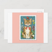 Charmante Kat Briefkaarten voor Feline Fanatics (Voorkant / Achterkant)