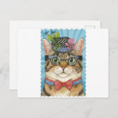 Charmante Kat Briefkaarten voor Feline Fanatics (Voorkant / Achterkant)