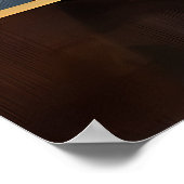 Charmante kat – kubistische filosoof met koffie poster (Hoek)